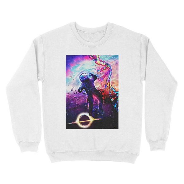 Cosmic Astronaut Unisex Crewneck Sweatshirt - Image 2