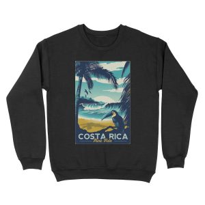 Costa Rica Beach Travel Unisex Crewneck Sweatshirt