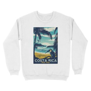 Alternative view of Costa Rica Beach Travel Unisex Crewneck Sweatshirt