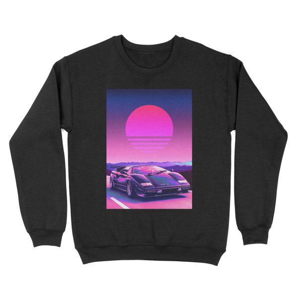 Countach 80s retrowave Unisex Crewneck Sweatshirt