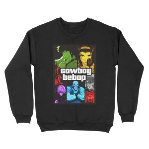 Cowboy Bebop GTA V mosaic Unisex Crewneck Sweatshirt