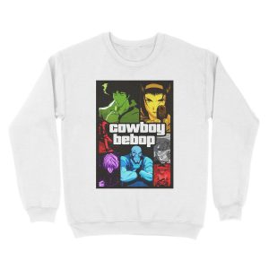 Alternative view of Cowboy Bebop GTA V mosaic Unisex Crewneck Sweatshirt