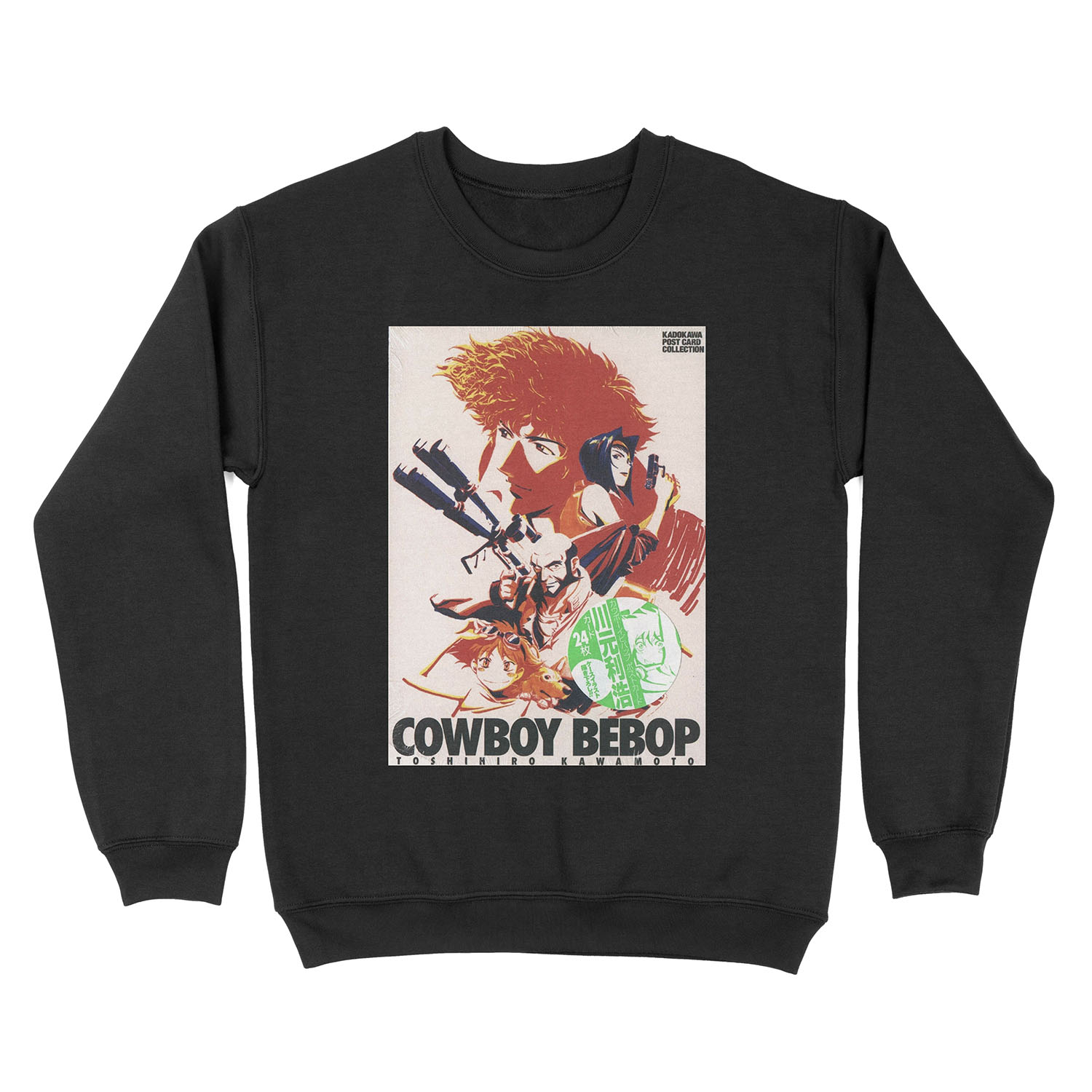 cowboy bebop postcard collection artwork Unisex Crewneck Sweatshirt