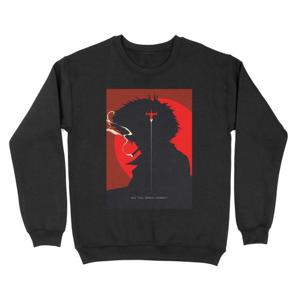 Cowboy Bebop Spike Silhouette Unisex Crewneck Sweatshirt