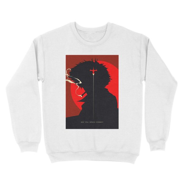 Cowboy Bebop Spike Silhouette Unisex Crewneck Sweatshirt - Image 2