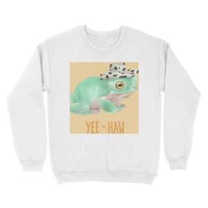 Alternative view of Cowboy Frog Unisex Crewneck Sweatshirt