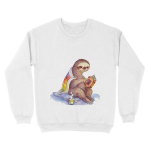 Alternative view of Cozy Sloth Unisex Crewneck Sweatshirt