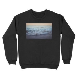 Crash into Me - Ocean Photograph of the Oregon Coast Unisex Crewneck Sweatshirt