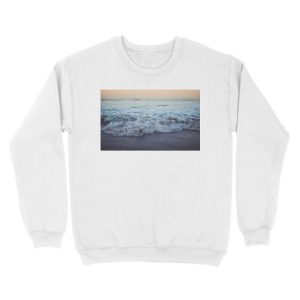 Alternative view of Crash into Me - Ocean Photograph of the Oregon Coast Unisex Crewneck Sweatshirt