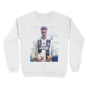 Alternative view of Cristiano Ronaldo To Juventus Unisex Crewneck Sweatshirt