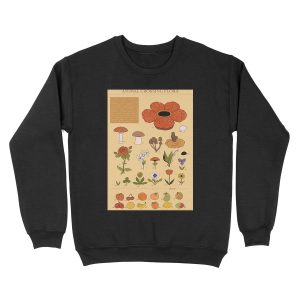 CROSSING FLORA ANIMAL Unisex Crewneck Sweatshirt