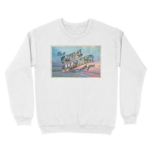 Alternative view of Cruel Summer Vintage Postcard Unisex Crewneck Sweatshirt