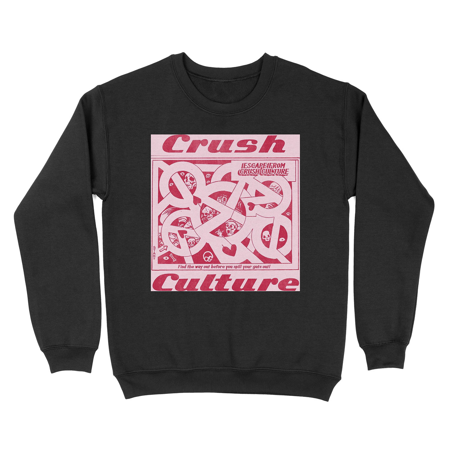 Crush Culture Maze Unisex Crewneck Sweatshirt