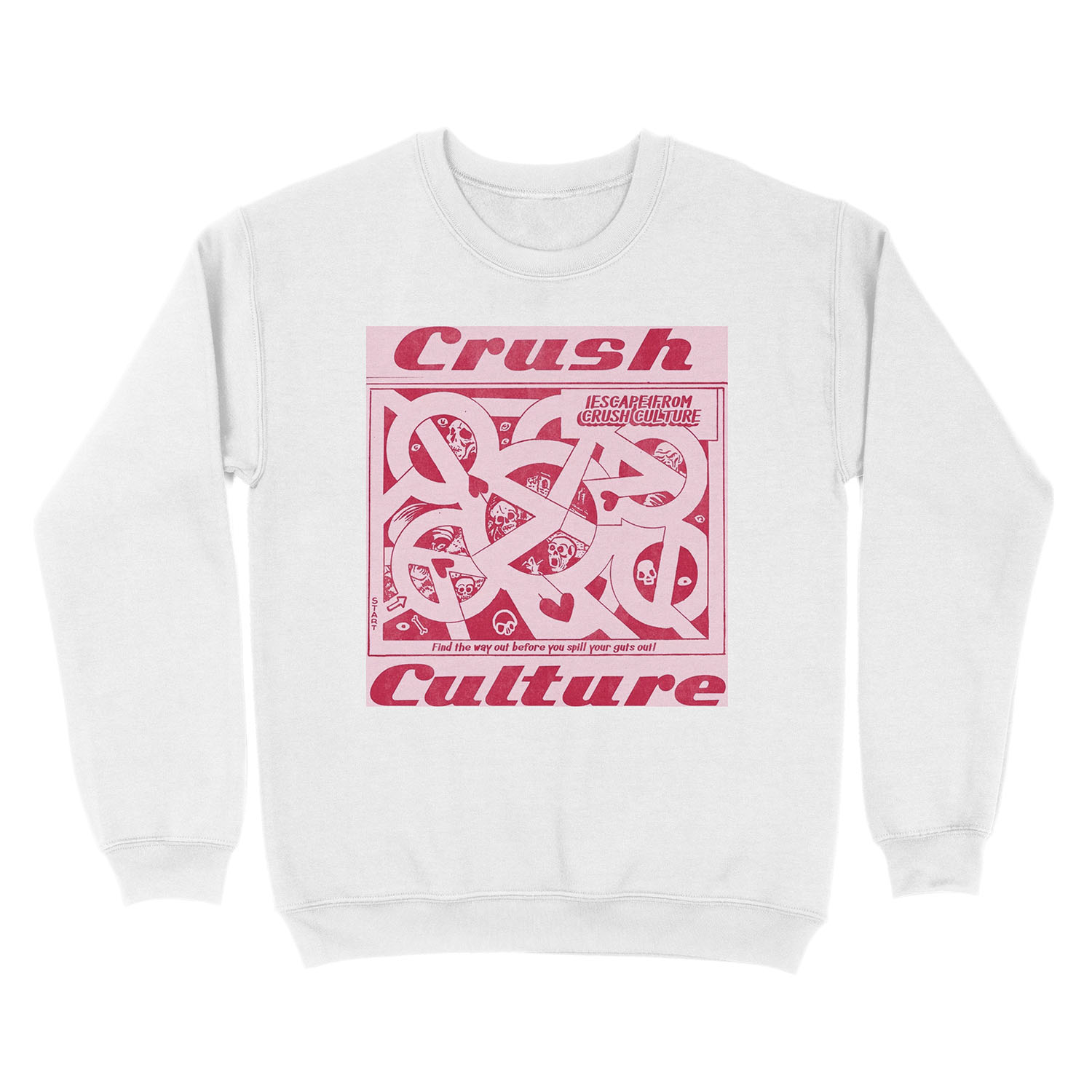 Crush Culture Maze Unisex Crewneck Sweatshirt - Image 2