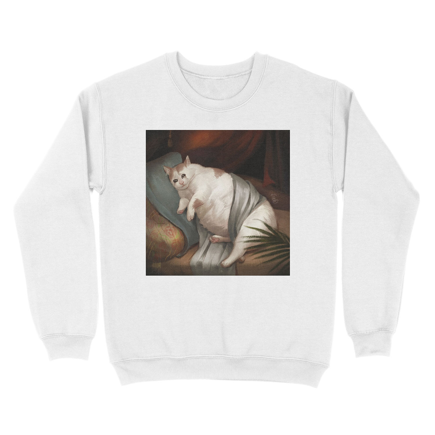 Crying in Renaissance Unisex Crewneck Sweatshirt - Image 2