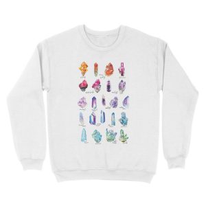Alternative view of Crystal Collection 1 Unisex Crewneck Sweatshirt