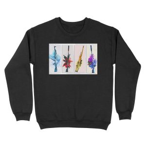 CS:GO Watercolor weapons Unisex Crewneck Sweatshirt