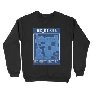 CSGO DE_Dust 2 Unisex Crewneck Sweatshirt