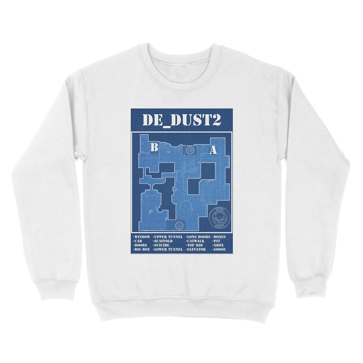 CSGO DE_Dust 2 Unisex Crewneck Sweatshirt - Image 2