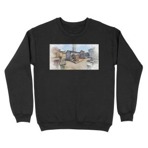 CSGO Inferno Watercolour Map Unisex Crewneck Sweatshirt