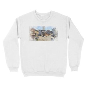 Alternative view of CSGO Inferno Watercolour Map Unisex Crewneck Sweatshirt