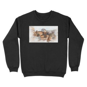 CSGO Watercolour Dust 2 Map Unisex Crewneck Sweatshirt
