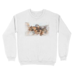 Alternative view of CSGO Watercolour Dust 2 Map Unisex Crewneck Sweatshirt