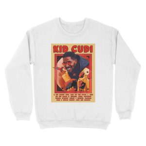 Alternative view of Cudi Singing Astronout Unisex Crewneck Sweatshirt