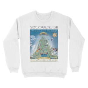 Alternative view of cuomo new tough Unisex Crewneck Sweatshirt