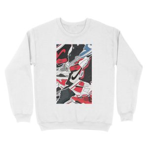 Alternative view of Custom Shoes Collage Unisex Crewneck Sweatshirt