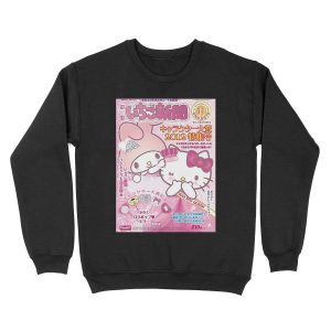 Cute Kitty and Melody y2k Unisex Crewneck Sweatshirt