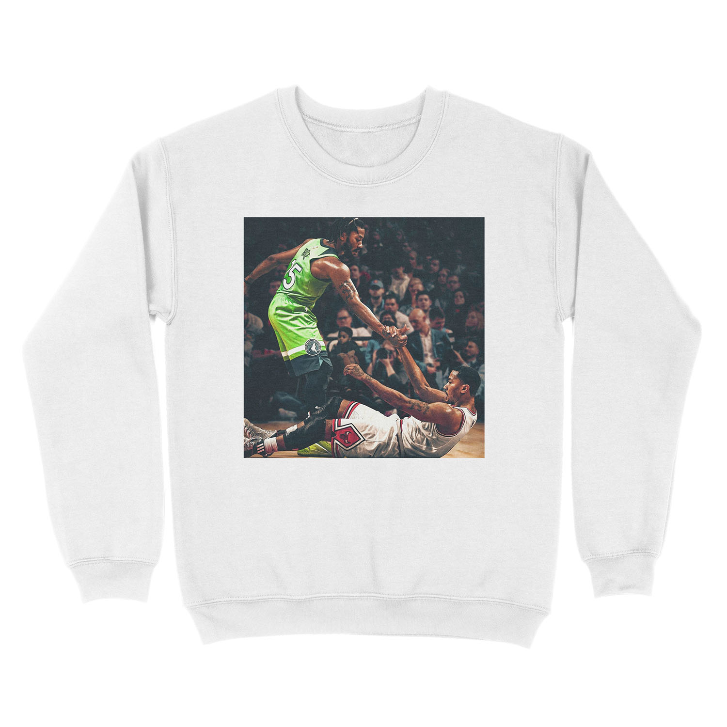 D rose Unisex Crewneck Sweatshirt - Image 2