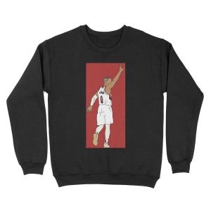 Damian Lillard Waves Goodbye Unisex Crewneck Sweatshirt