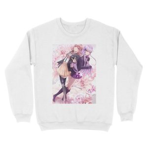 Alternative view of Danganronpa - Chiaki / Kirigiri Unisex Crewneck Sweatshirt