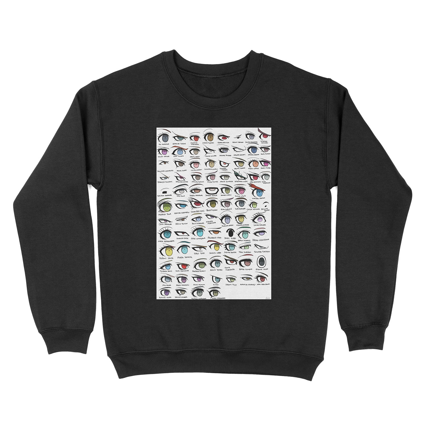 Danganronpa Eyes Unisex Crewneck Sweatshirt