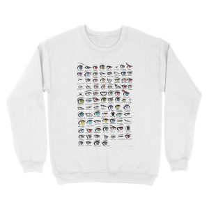 Alternative view of Danganronpa Eyes Unisex Crewneck Sweatshirt