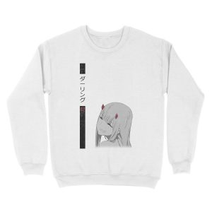 Alternative view of Darling ZeroTwo - Darling in the Franxx Unisex Crewneck Sweatshirt