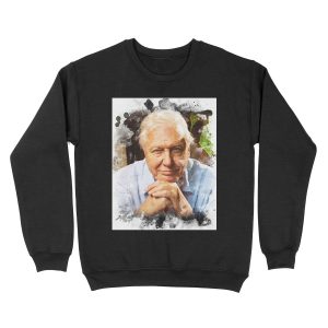 David Attenborough Watercolour Unisex Crewneck Sweatshirt