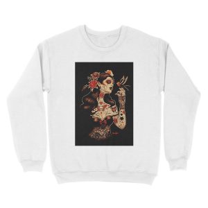 Alternative view of Day of the Dead Art, Day of the Dead Picture ,Dia De Los Muertos Unisex Crewneck Sweatshirt