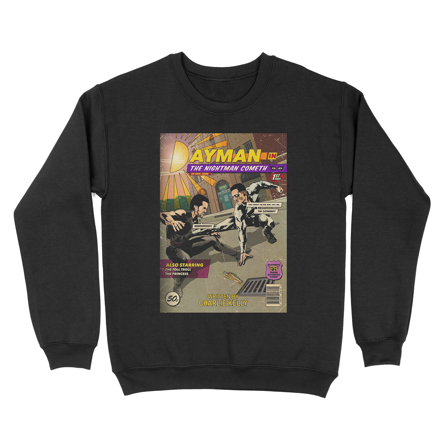 Dayman Comic Unisex Crewneck Sweatshirt