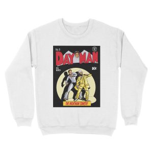 Alternative view of Dayman - The Nightman Cometh Unisex Crewneck Sweatshirt