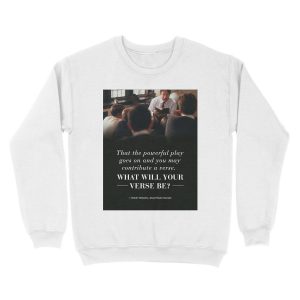 Alternative view of Dead Poet Society Unisex Crewneck Sweatshirt