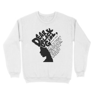 Alternative view of Dear Black Girl Unisex Crewneck Sweatshirt