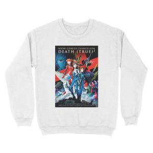 Alternative view of Death and Rebirth Evangelion Unisex Crewneck Sweatshirt
