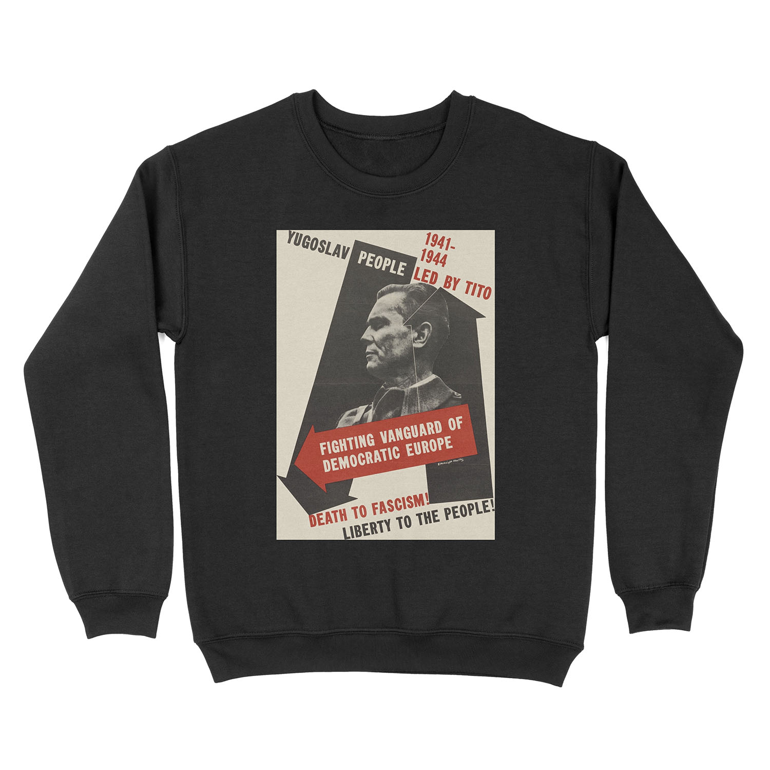 Death to Fascism! Liberty to the People! Unisex Crewneck Sweatshirt
