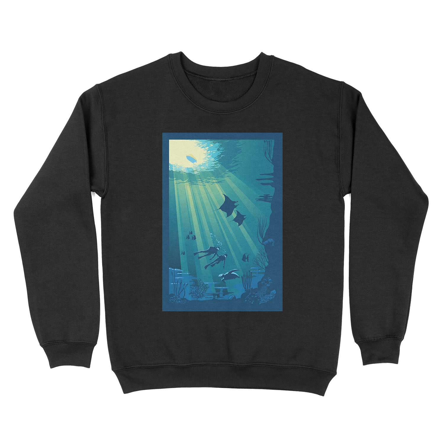 Deep Blue Unisex Crewneck Sweatshirt