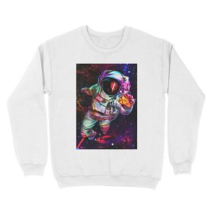 Alternative view of Deep Colour Astronaut Unisex Crewneck Sweatshirt