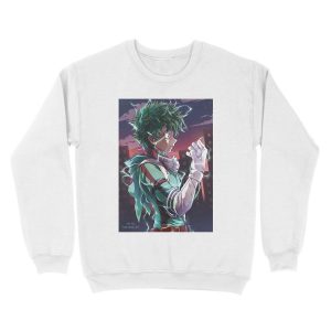 Alternative view of Deku BNHA Unisex Crewneck Sweatshirt