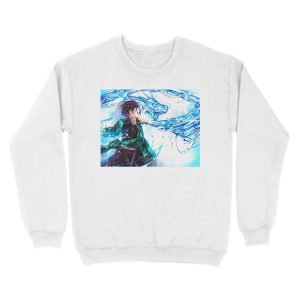 Alternative view of Demon slayer, Kimetsu no yaiba - 8 Unisex Crewneck Sweatshirt