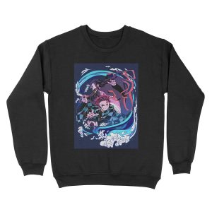 Demon Slayer: Tanjiro and Nezuko Unisex Crewneck Sweatshirt